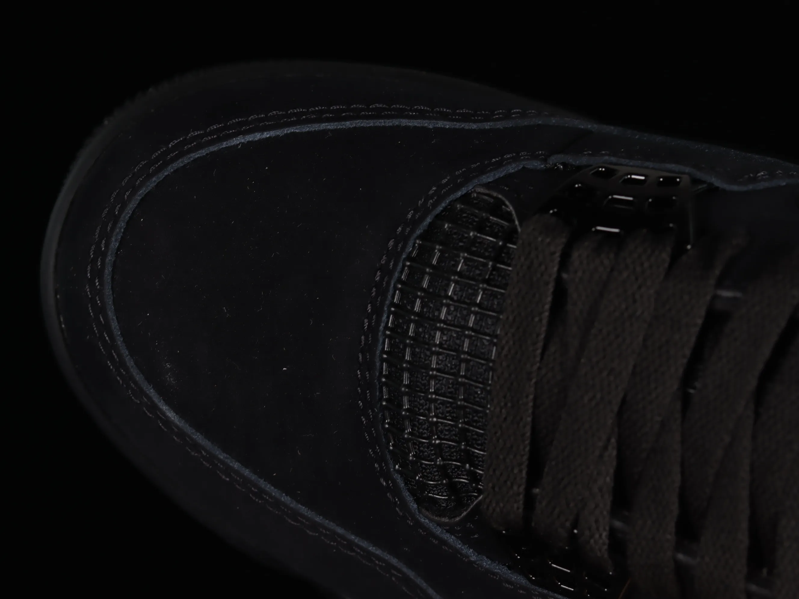 All categories Air Jordan Jordan series basketball shoes Air Jordan 4 OG version Air Jordan 4 Retro "Black Cat" AJ4 Joe 4 Black Cat First layer matte CU1110-010